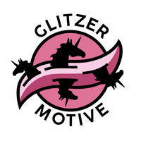 Mit Glitzer Einhörner