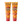 Zwei Tuben Dr. Bauer's Zahnpasta Mineral Love Tropic Love (je 90ml, 2er Pack) mit orangefarbenen geometrischen Mustern und einem Herz-Anker-Design.