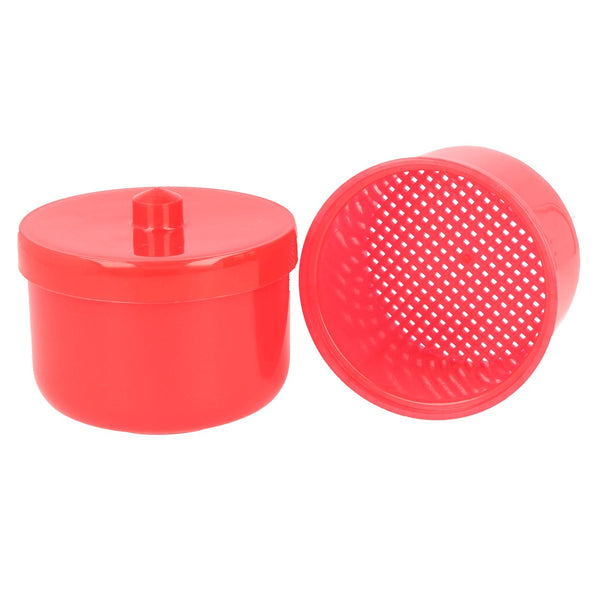 Dr. Bauer's cleaning bath can red