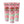 Drei Tuben Dr. Bauer's Zahnpasta Mineral Love Classic Berries 90ml, angereichert mit Meeresmineralien zur Stärkung des Zahnschmelzes-ideal für empfindliche Zähne. 3er Pack mit rotem Herz- und Ankerdesign.