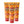 Die drei Tuben von Dr. Bauer's Zahnpasta Mineral Love Tropic Love (je 90 ml) in der leuchtend orange-gelb gestreiften Verpackung sind speziell für empfindliche Zähne mit natürlichen Meeresmineralien formuliert.