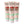Dreierpack Dr. Bauer's Zahnpasta Mineral Love Hot Love (je 90ml) mit Herz- und Ankermotiv auf rosa-weißer Verpackung - ideal für besondere Zahnpflege-Momente.