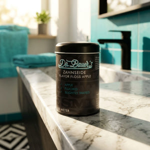 <transcy>Dr. Bauer's Apple Flavour Dental Floss 100m</transcy>