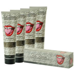 Dr. Bauer's Zahnpasta Smile of Love Black Night 90ml, 4er Pack