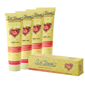 Dr. Bauer's Zahnpasta Active Love Cherry Lady 90ml 4er Pack