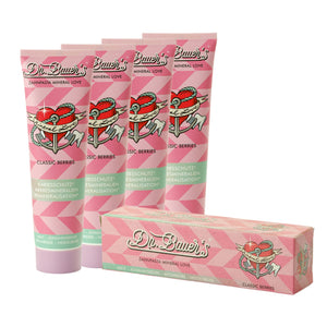 Dr. Bauer's Zahnpasta Mineral Love Classic Berries 90ml 4er Pack