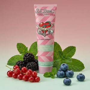 Dr. Bauer's Zahnpasta Mineral Love Classic Berries 90ml 3er Pack