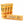 Vier Tuben Dr. Bauer's Zahnpasta Fruits of Love Fruit Splash 90ml, 4er Pack, aromatisiert mit Pfirsich, Ananas und Orange.