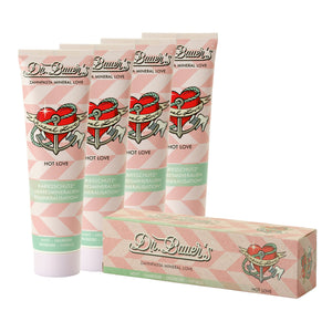 Dr. Bauer's Zahnpasta Mineral Love Hot Love 90ml 4er Pack
