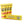 Dr. Bauer's Zahnpasta Lovely Friends Jungle 90ml, 4er Pack mit vier gelben Tuben und verspielter Cartoon-Tier-Verpackung, um Ihre tägliche Zahnpflege zu verschönern.