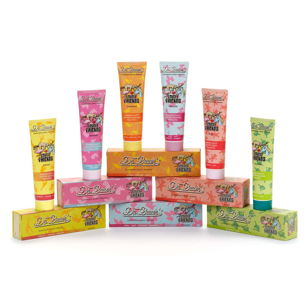 Dr. Bauer's Toothpaste Lovely Friends Trial Set (6 x 90ml)