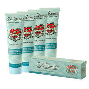 Dr. Bauer's Zahnpasta Mineral Love Original Freshness 90ml 4er Pack