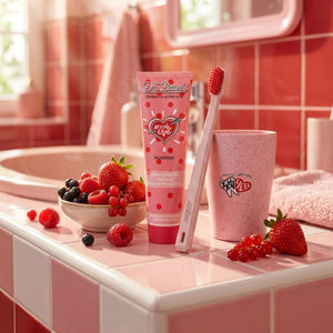 Dr. Bauer's Zahnpasta Active Love Redberries 90ml 4er Pack