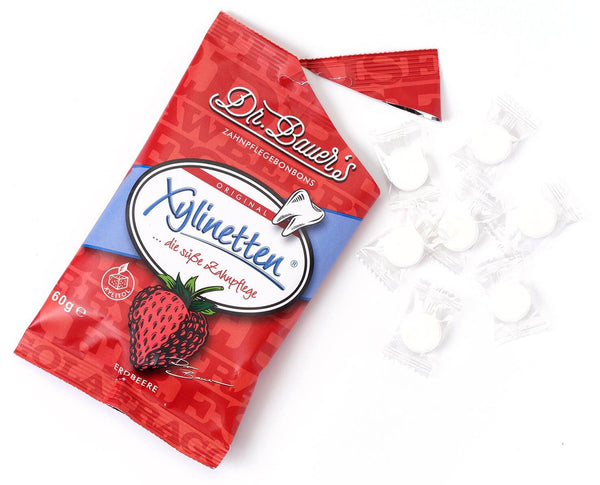 Dr. Bauer's Xylinetten Erdbeere 60g