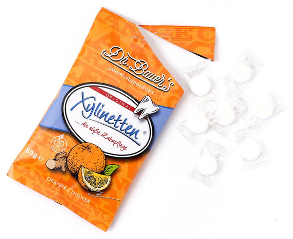 Dr. Bauer's Xylinetten Orange-Ingwer 60g