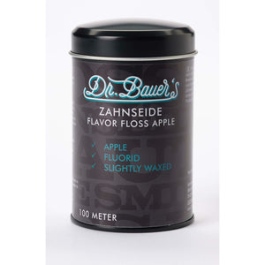 Dr. Bauers Zahnseide Flavor Floss Apple 100m - Dr. Bauer's